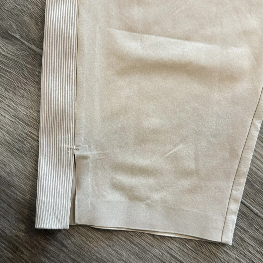 NWT Athleta Brooklyn Ankle Pant Light Tan / Ecru Size 10 - Picture 9 of 16